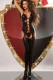 Lolitta Flame Bodystocking, черный