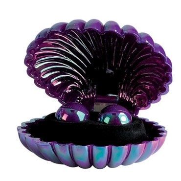 California Exotic Opulent Lacquer Cote Pearls, фиолетовые