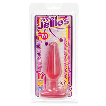 Doc Johnson Crystal Jellies Medium, розовый