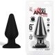 Erotic Fantasy All About Anal Butt Plug, черный, 13 см