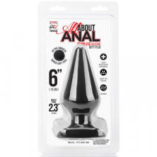Erotic Fantasy All About Anal Butt Plug, черный, 13 см