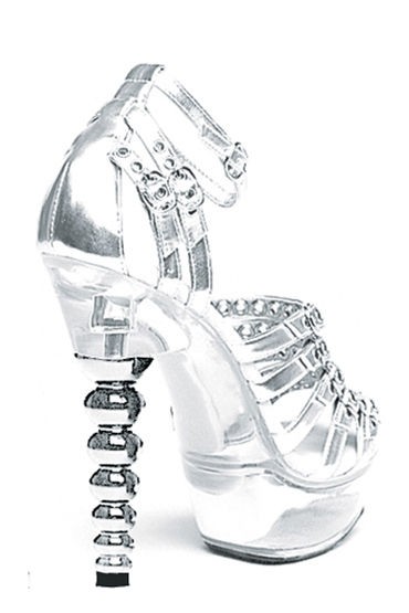 Ellie Shoes Josephina, серебристый