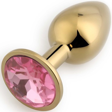 Play Secrets Rosebud Butt Plug Small, золотой/розовый