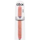 Pipedream Thick Double Dildo 41 см, телесный