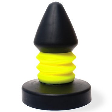 Keep Burning Анальная втулка, черно-желтая