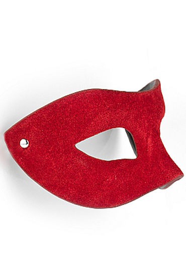 Shots Toys Eye Mask Suede, красная