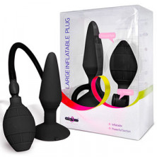 Seven Creations Small Inflatable Butt Plug, черная