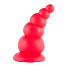 ToyFa Black&Red Анальная втулка, красная