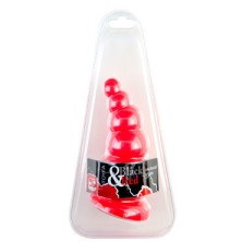 ToyFa Black&Red Анальная втулка, красная