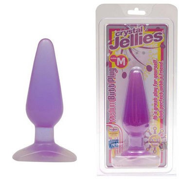 Doc Johnson Crystal Jellies Medium, фиолетовый