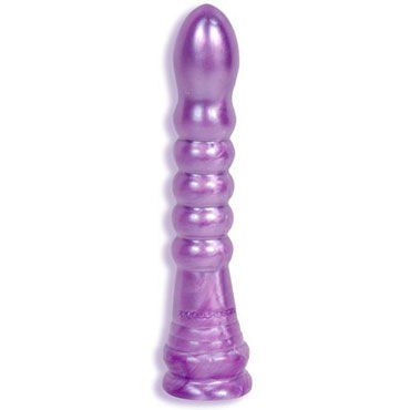 Doc Johnson Radiant Gems Ringed Dong, фиолетовый