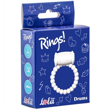 Lola Toys Rings Drums, белое