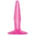 Pipedream Basix Rubber Works Mini Butt Plug, розовая
