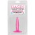 Pipedream Basix Rubber Works Mini Butt Plug, розовая