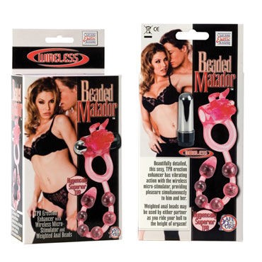 California Exotic Beaded Matador, розовый