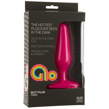 Doc Johnson GLO Thick, розовая