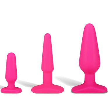 Erotic Fantasy All About Anal Training Kit, розовый