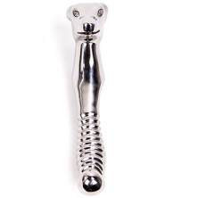 O-Products Prostate Stimulator with Dogface, серебристый