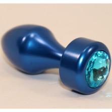4sexdream Анальная пробка в форме пули, синяя