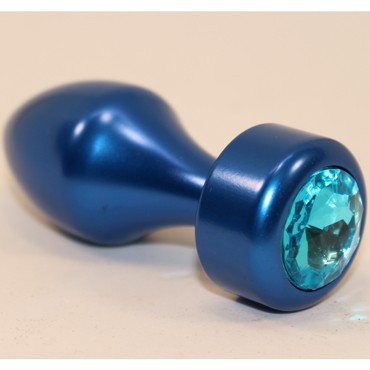 4sexdream Анальная пробка в форме пули, синяя