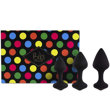 FeelzToys Bibi ButtPlug Set, черный