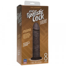 Doc Johnson Vac-U-Lock The Realistic Cock Without Balls 22 см, черный