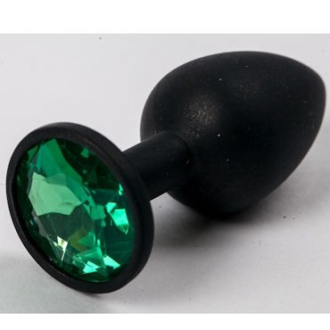 Luxurious Tail Силиконовая анальная пробка 7 см, черная