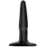 Pipedream Basix Rubber Works Mini Butt Plug, черная