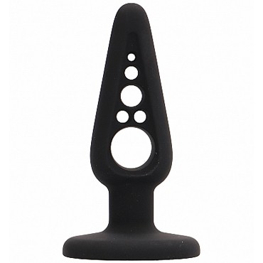 Shots Plug&Play Butt Plug Hollow №4 10см, черная