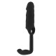 Shots Toys Sono Stretchy Penis Extension and Plug №38, черная