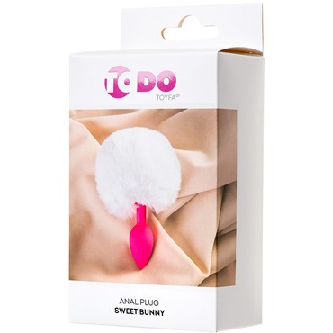 ToDo by Toyfa Sweet Bunny, розовый/белый