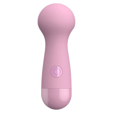 Toy Joy Cara Small Wand Massager, розовый