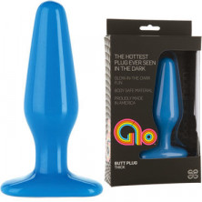 Doc Johnson GLO Thick, синяя