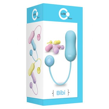 Toy Joy Bibi Remote Egg, голубое
