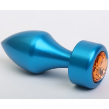 4sexdream Анальная пробка в форме пули, синяя