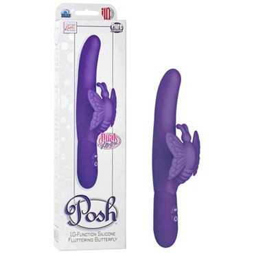 California Exotic Posh 10-Function Silicone Fluttering, фиолетовый