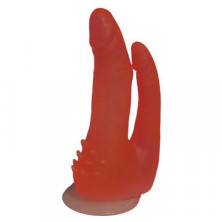 Биоклон Анально-вагинальный фаллоимитатор, розовый