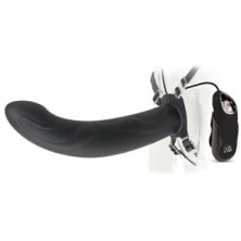 Pipedream Vibrating Hollow Strap-on 25 см, черный