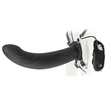 Pipedream Vibrating Hollow Strap-on 25 см, черный