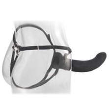 Pipedream Vibrating Hollow Strap-on 25 см, черный