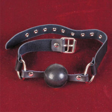 Toyfa-leather кляп, черный