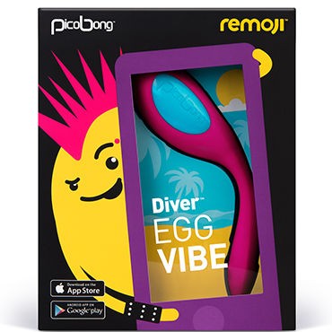 PicoBong Remoji Diver Egg Vibe, розовое