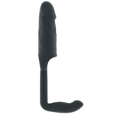 Shots Toys Sono Stretchy Penis Extension and Plug №38, серая