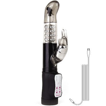 Shots Toys Rechargeable Rabbit, черный