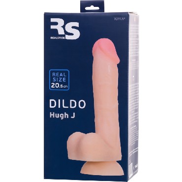 ToyFa RealStick Silicone Hugh J, телесный
