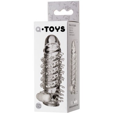 Toyfa A-toys Penis Extender 13,4 см, прозрачная