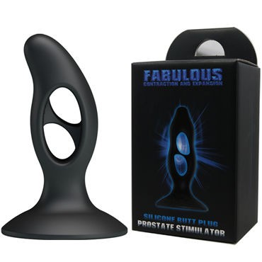 Baile Silicone Butt Plug, черная