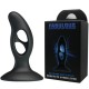 Baile Silicone Butt Plug, черная