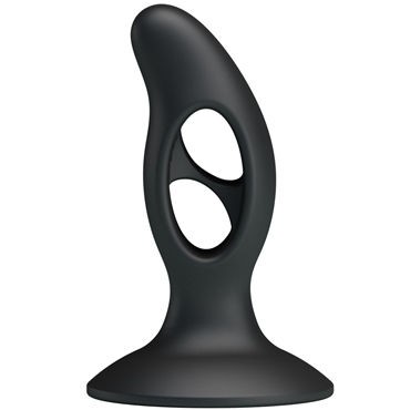 Baile Silicone Butt Plug, черная