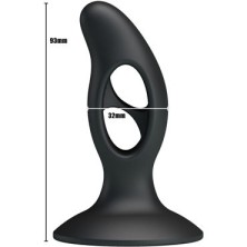 Baile Silicone Butt Plug, черная